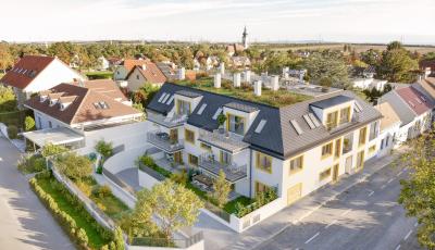 Außenrendering "Im Element der Sonne", August-Kronberger-Gasse 16, 1100 Wien